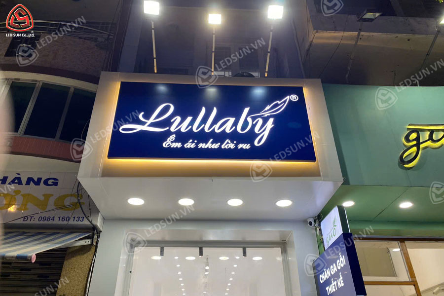 bảng hiệu hộp đèn âm bản