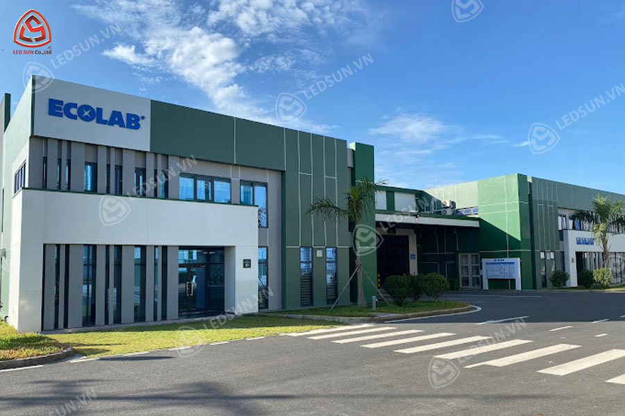 Thiết Kế Thi Công Bảng Hiệu Nhà Máy Ecolab Việt Nam