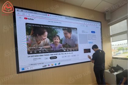 Màn hình LED P1.25 trong nhà thi công phòng họp cao cấp tại bệnh viện thẩm mỹ Siam Thailand, hiển thị siêu mịn, không viền đen