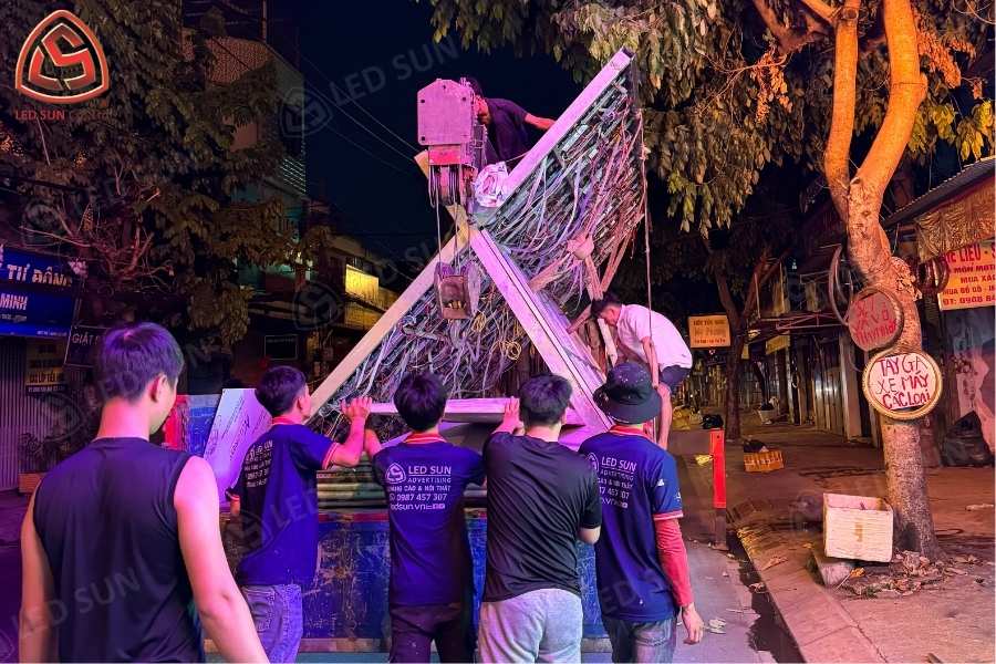 Dự án thi công màn hình LED P3 ngoài trời cho công trình Siam Thailand